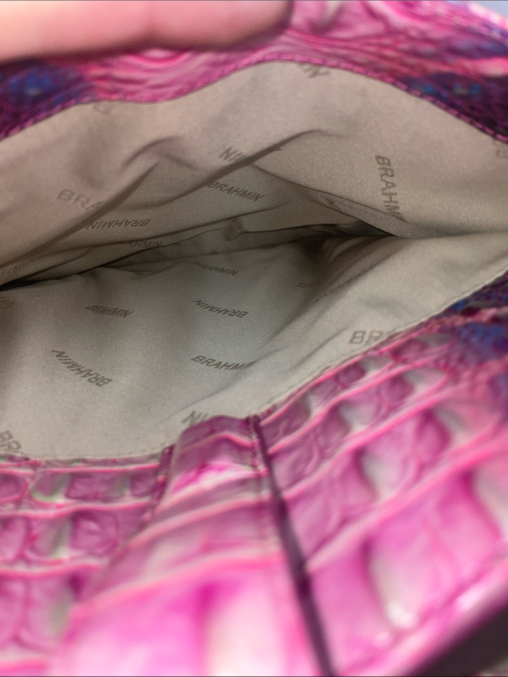 NWT Brahmin ‘Shira’ Ombre Melbourne Satchel - Picture 11 of 13